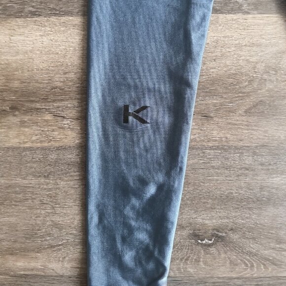 Koral Sonar Metallic Blue High-Rise Leggings | Size M | Quick-Dry Workout Tights - Picture 5 of 5